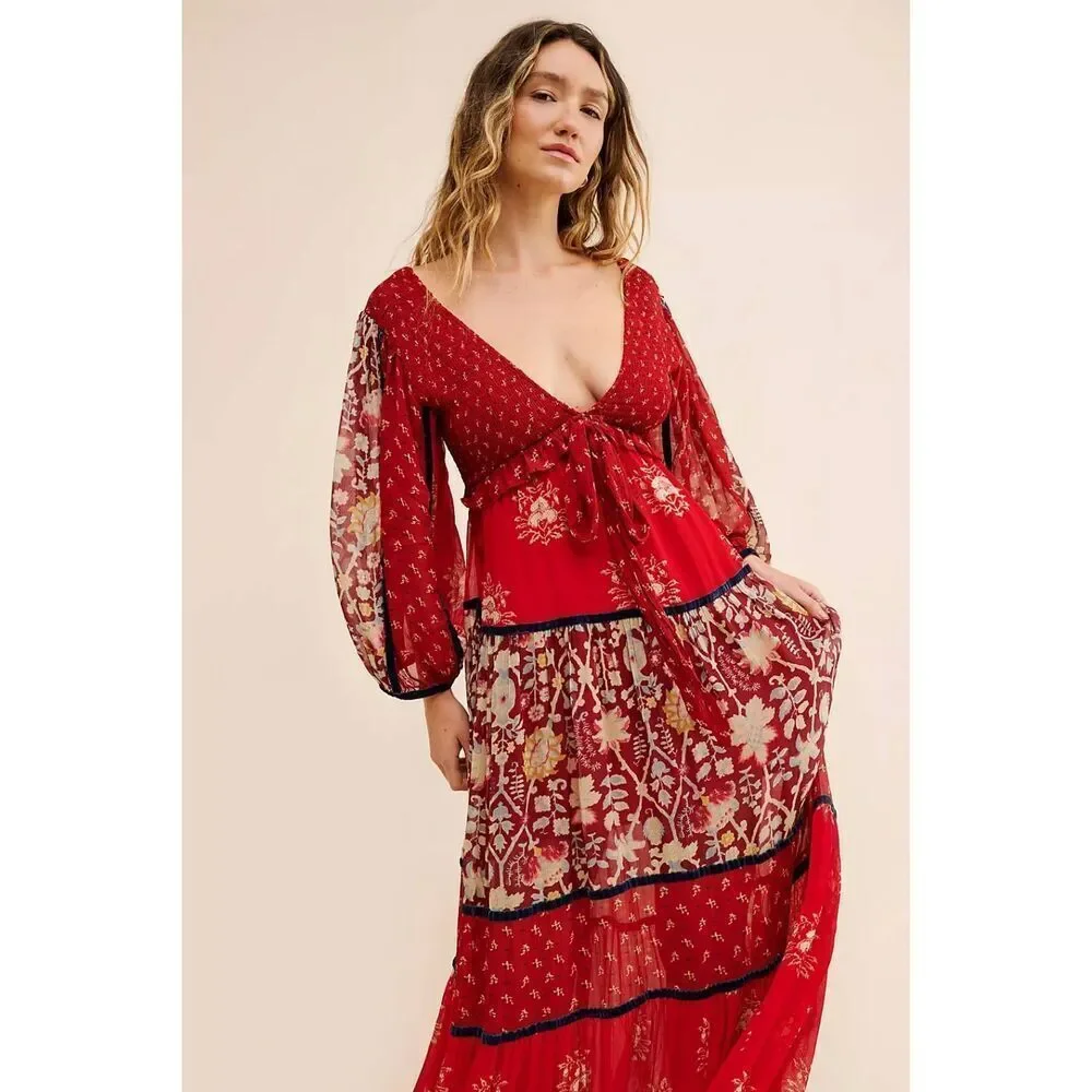 Free People Bali Laurel Maxi Dress